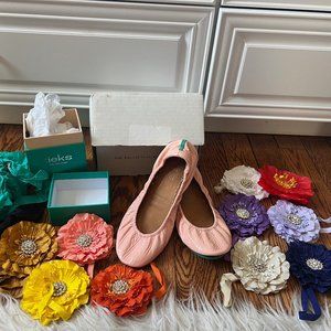 Tieks Peach Ballet Flats